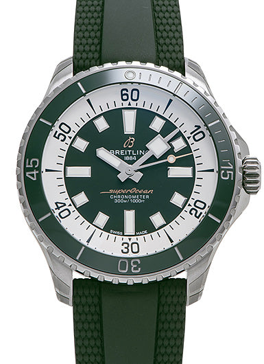 Breitling Superocean Automatic 44 A17376A31L1S1 Green/White New