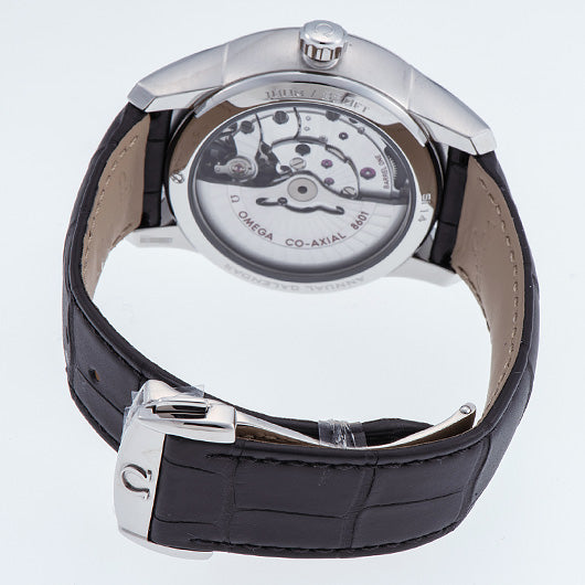 Omega De Ville Co-Axial Annual Calendar 431.13.41.22.02.001 Silver New