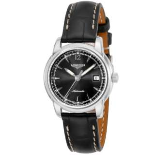 Longines Saint Imier Automatic Black Leather Ladies Watch L2.563.4.59.3 L25634593 - MS TR JAPAN 