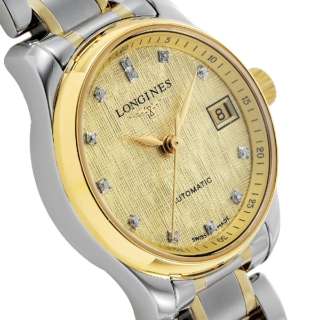 Longines Master Champagne Dial Automatic Ladies Two Tone Watch L2.128.5.38.7 - MS TR JAPAN 