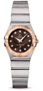 Omega Women's 123.20.24.60.63.001 Constellation Brown Guilloche Dial Watch