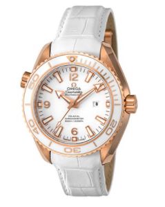 Omega Seamaster Planet Ocean 18kt Rose Gold Automatic Chronometer Ladies Watch 232.63.38.20.04.001