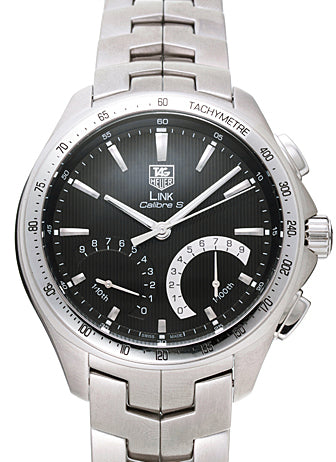 Tag Heuer Men's CAT7010.BA0952 Link Calibre S Black Dial Dress Watch - MS TR JAPAN 