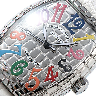 FRANCK MULLER Tonneau Curvex Iron Croco Color Dreams  7880SC IRON CRO CD